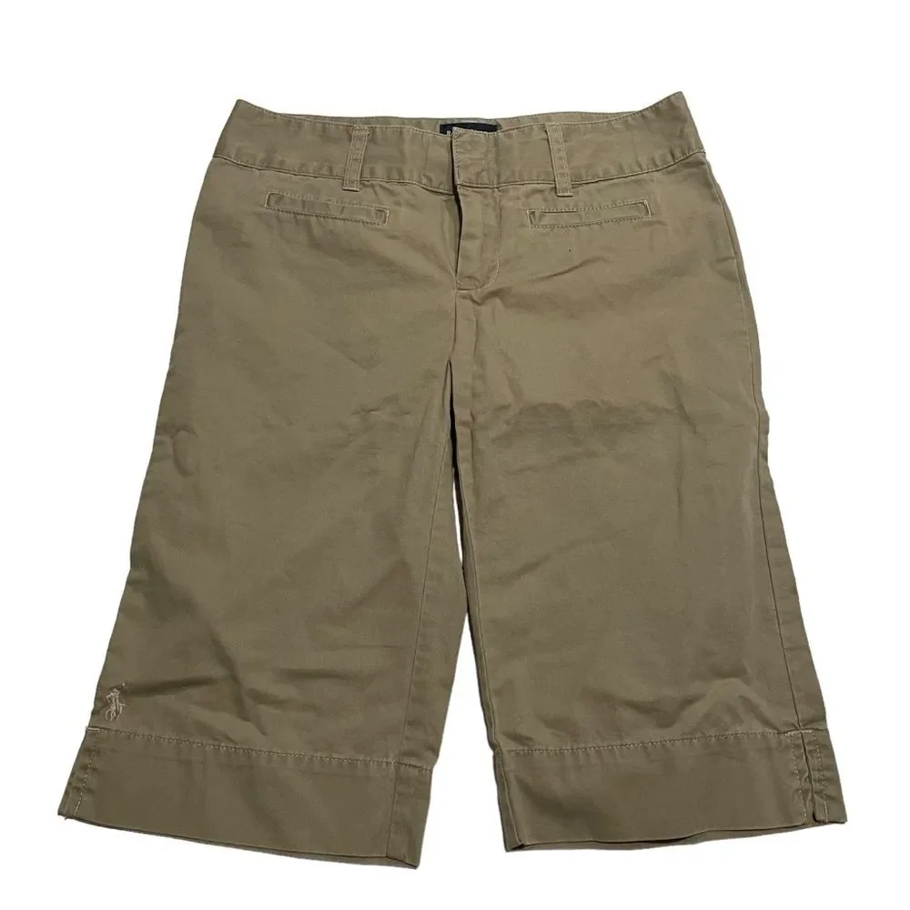 NWT Ralph Lauren Tan Khaki Bermuda Shorts